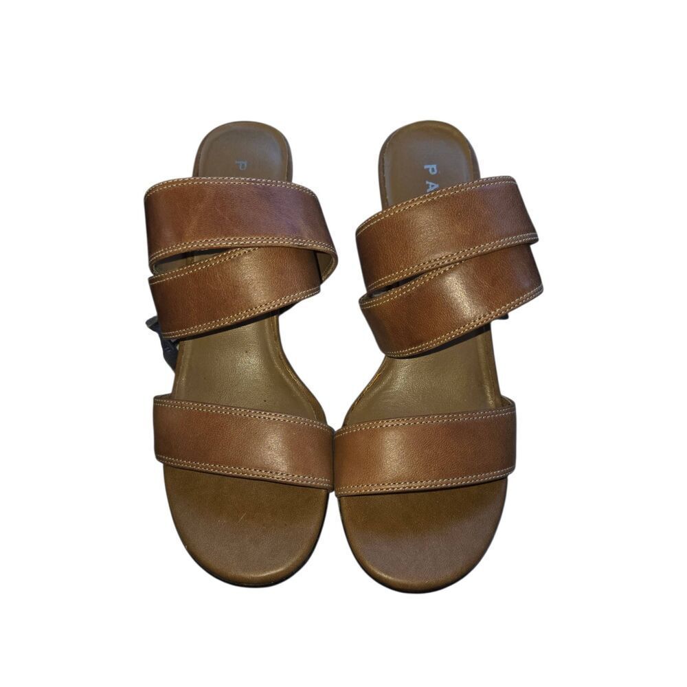 Parade Of Shoes Women's Size 6 Tan/Brown Strappy Buckle Sandal